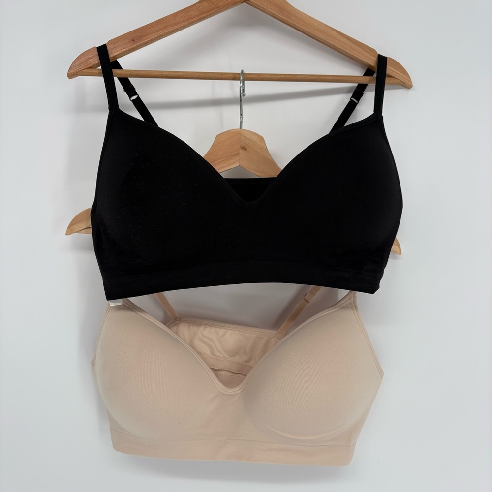 Victorias Secret Pink Bra Bundle Black and Nude Size XL